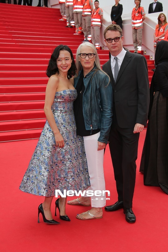 Palm D'Or winners on the red carpet during the 67th Annual Cannes Film Festival